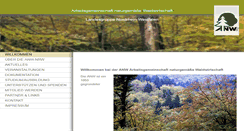 Desktop Screenshot of anw-nrw.de